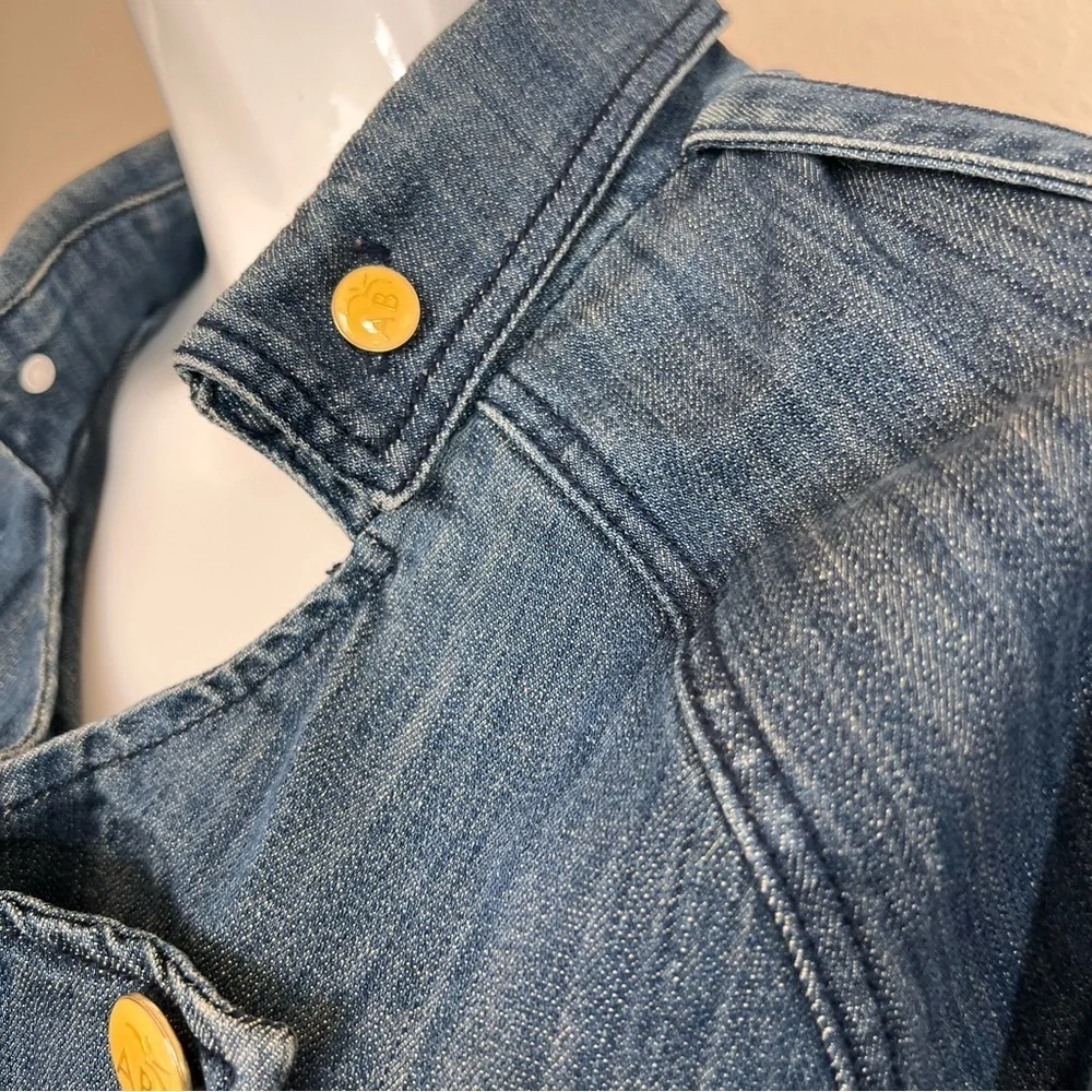 Vintage Apple Bottoms Denim Jacket with Yellow Signature Buttons - Picture 9 of 15